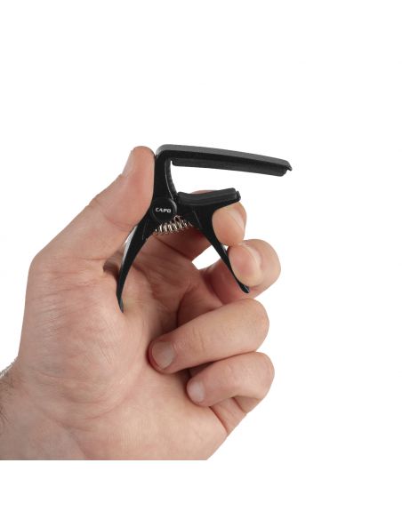 Capo for ukulele Cascha HH 2281 black