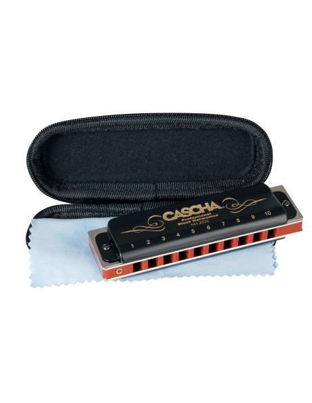 Harmonica in C Cascha Professional Blues Diatonic HH 2025