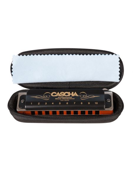 Harmonica in C Cascha Professional Blues Diatonic HH 2025