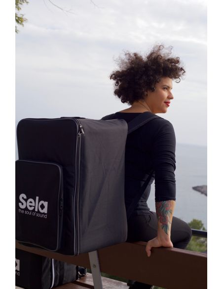 Cajon Rucksack / Bag Sela 50x30x30 black SE 090