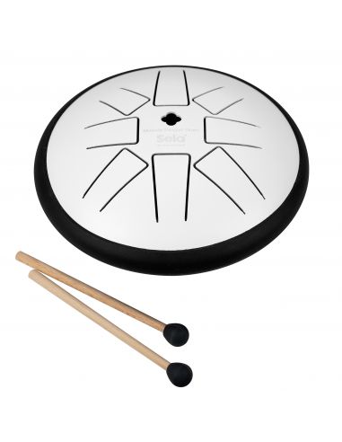 Tongue Drum Sela Melody 6“ G Minor White SE 363