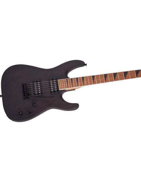 Elektrinė gitara Jackson Dinky JS12 Dinky JS24 DKAM juoda taškuota