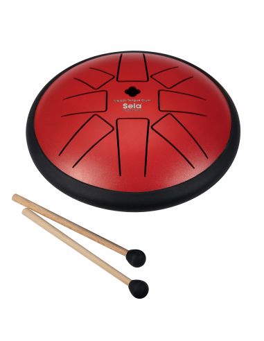 Tongue Drum Sela Melody 6“ F Minor red SE 362