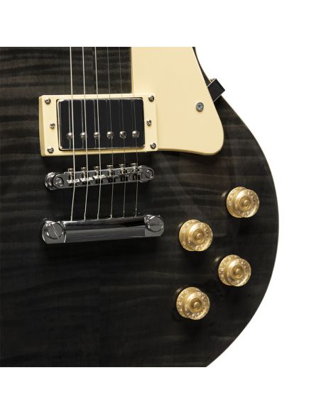 Elektrinė gitara Stagg SEL-DLX TR BLK