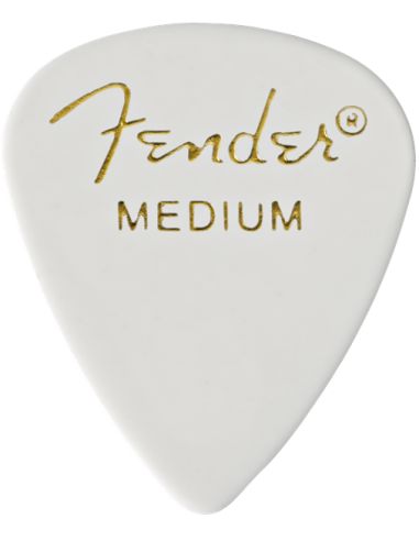 Mediatorius Fender White 351 Medium 0.71mm