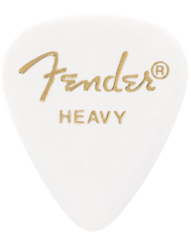 Pick Fender White 351 Heavy 0.97mm