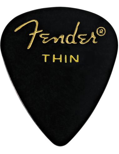 Mediatorius Fender Black 351 Thin 0.47