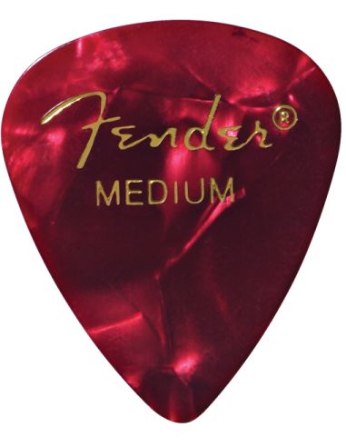 Pick Fender Red Moto 351 Medium 0.71