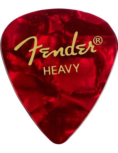 Pick Fender Red Moto 351 Heavy 0.97