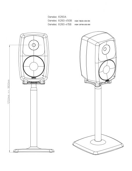 Stand plate for 8361 Iso-Pod K&M 19628-300-56