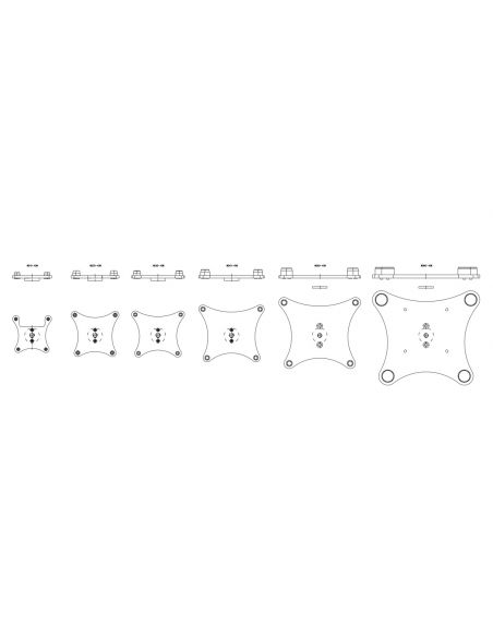 Genelec kolonėlės laikiklio pagrindas K&M 19625-330-56