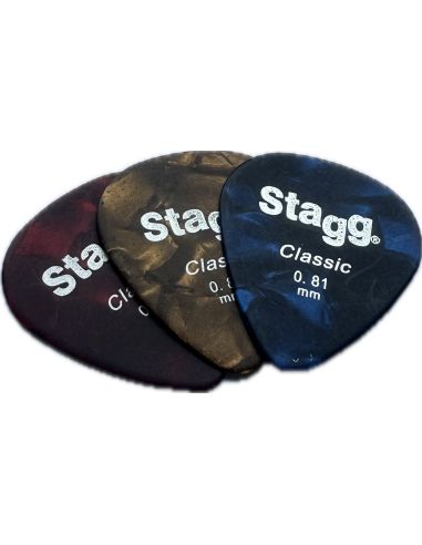 Guitar pick 0,81mm Stagg Standart PBOX1-81-1