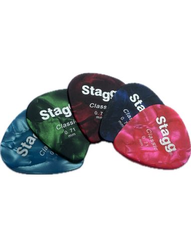 Guitar pick 0,71mm Stagg Standart PBOX1-71-1