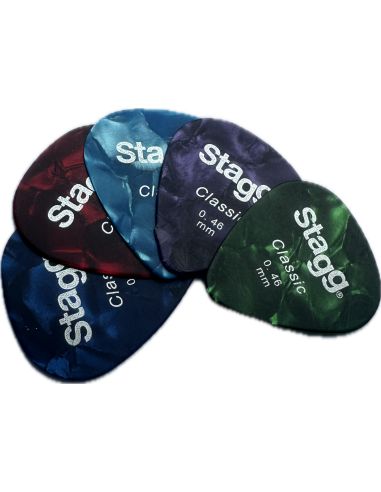 Guitar pick 0,46mm Stagg Standart PBOX1-46-1