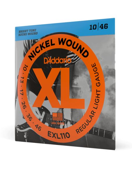 Electric guitar strings D'Addario EXL110 .010