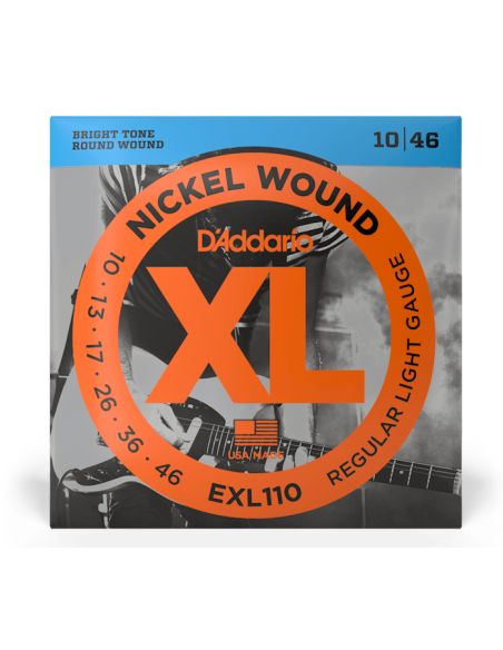 Electric guitar strings D'Addario EXL110 .010