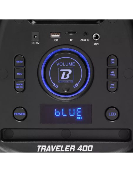 Nešiojama garso sistema BoomTone DJ Traveler 400