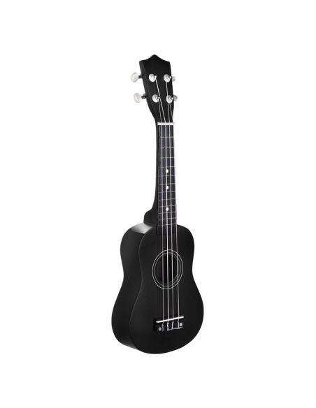 NN UK 01 BLACK ukulele sopranowe czarne pokrowiec