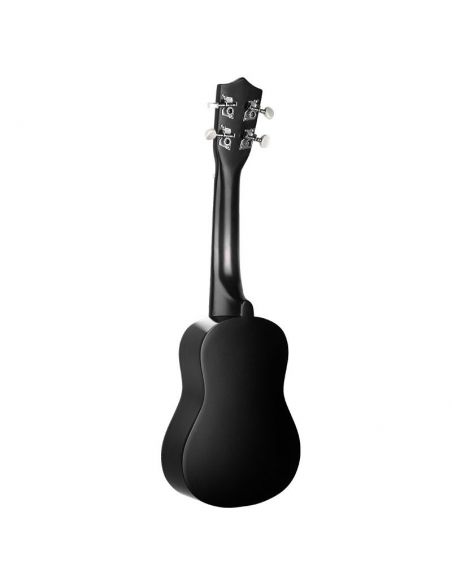 NN UK 01 BLACK ukulele sopranowe czarne pokrowiec