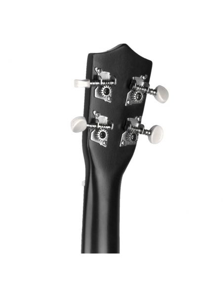 NN UK 01 BLACK ukulele sopranowe czarne pokrowiec