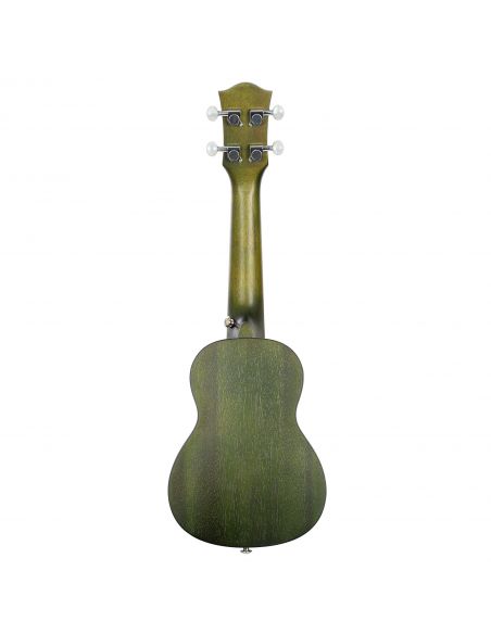 Soprano ukulele Cascha Mahogany green HH 2265