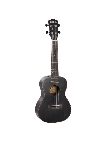 Koncertinė ukulelė Cascha Mahogany juoda HH 2300