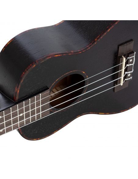 Concert ukulele Cascha Mahogany black HH 2300