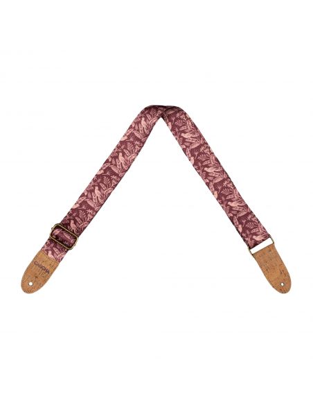 Ukulele strap Cascha Vegan - Mauve Birds CUS-VC1