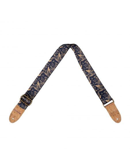 Ukulele strap Cascha Vegan - Midnight Birds CUS-VC2