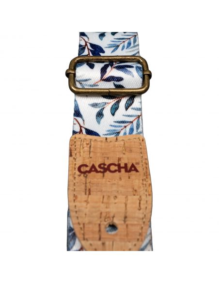 Ukulele strap Cascha Vegan - Blue Twigs CUS-VC3