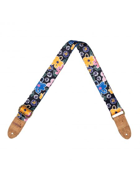 Ukulele strap Cascha Vegan - Floral Sketch CUS-VC5