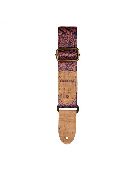 Ukulele strap Cascha Vegan - Rose Jungle CUS-VC7