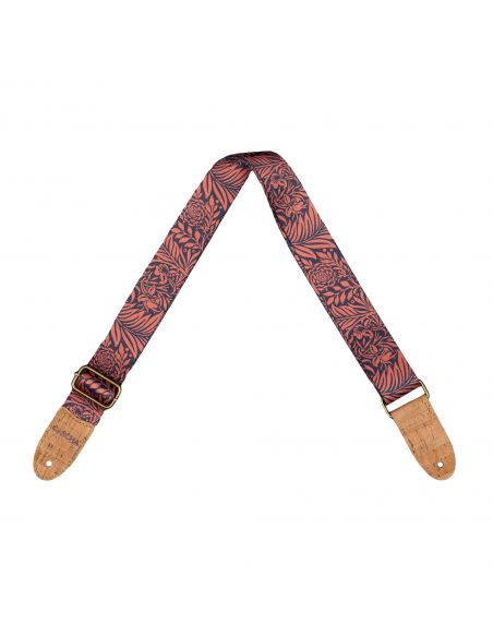 Ukulele strap Cascha Vegan - Rose Jungle CUS-VC7