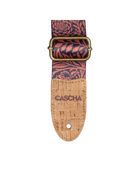 Ukulele strap Cascha Vegan - Rose Jungle CUS-VC7