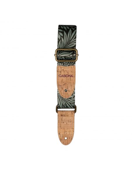 Ukulele strap Cascha Vegan - Olive Jungle CUS-VC8