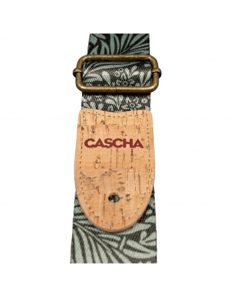 Ukulele strap Cascha Vegan - Olive Jungle CUS-VC8