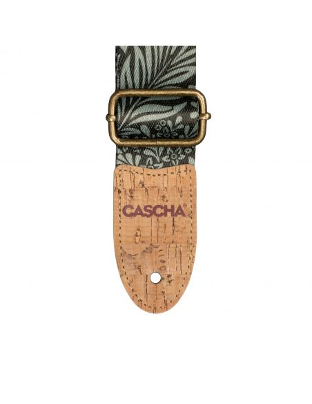 Ukulele strap Cascha Vegan - Olive Jungle CUS-VC8