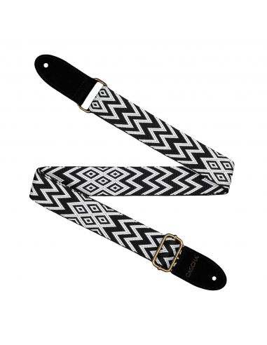 Ukulele strap Cascha Jacquard - Ethnic Black CUS-JW1