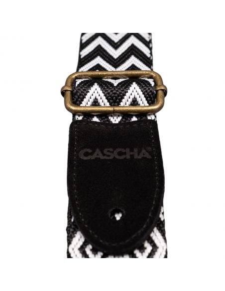 Ukulele strap Cascha Jacquard - Ethnic Black CUS-JW1