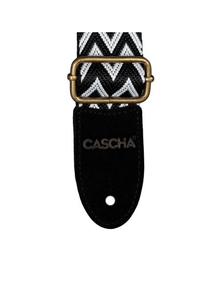 Ukulele strap Cascha Jacquard - Ethnic Black CUS-JW1