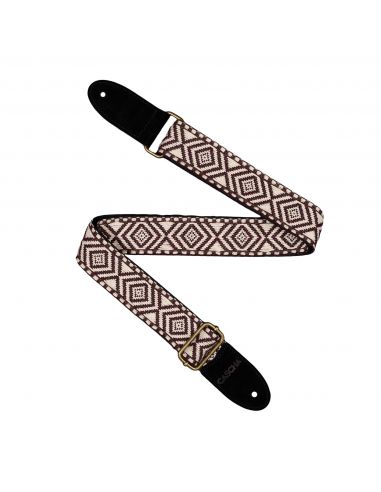 Diržas ukulelei Cascha Jacquard - Ethnic Brown CUS-JW6