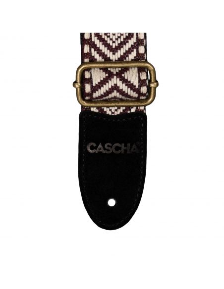 Diržas ukulelei Cascha Jacquard - Ethnic Brown CUS-JW6