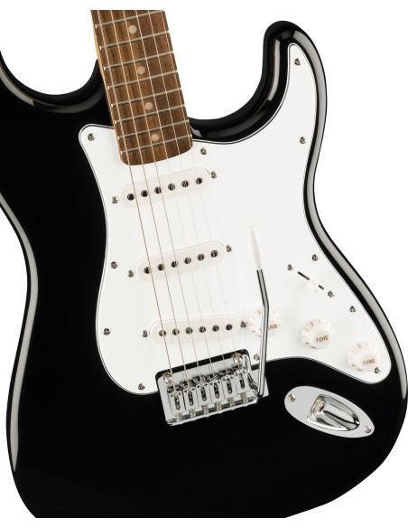 Elektrinės gitaros komplektas Fender Affinity Strat + Mustang Micro + HD9, juoda