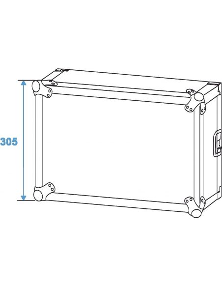 Rack Case Roadinger Rack PR-2, 6U, 47cm