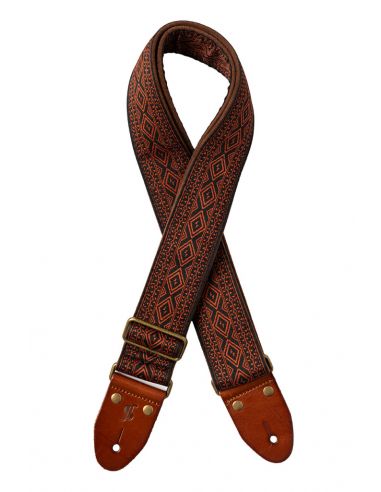 Guitar strap Stagg SWO-LOS-BRW