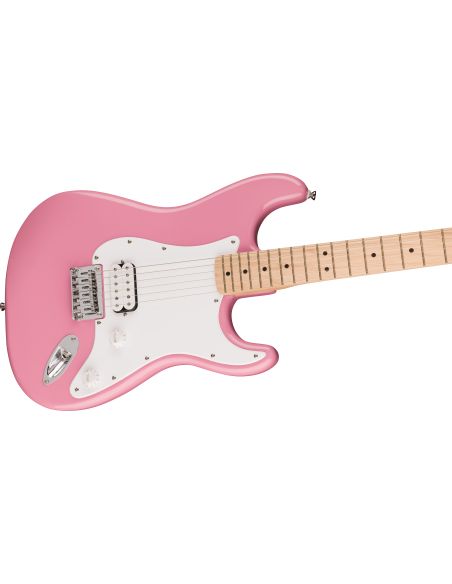 Electric guitar Fender Squier Sonic Stratocaster HT H Flash Pink