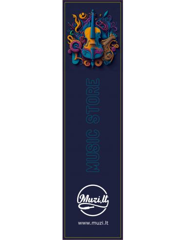 Book mark with Muzi.lt logo MUSK007