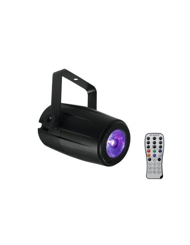 Pinspot EUROLITE LED PST-5 QCL Spot bk