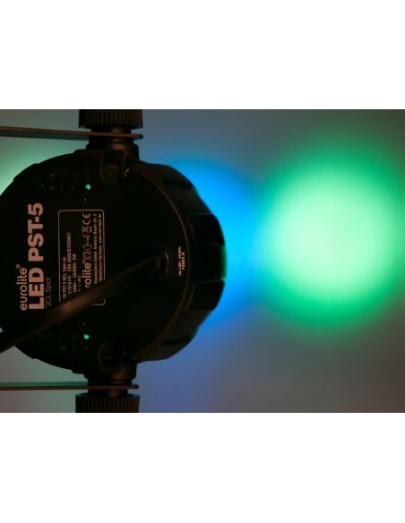 Prožektorius EUROLITE LED PST-5 QCL Spot bk