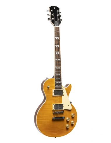 Electric guitar Stagg SEL-DLX Honey